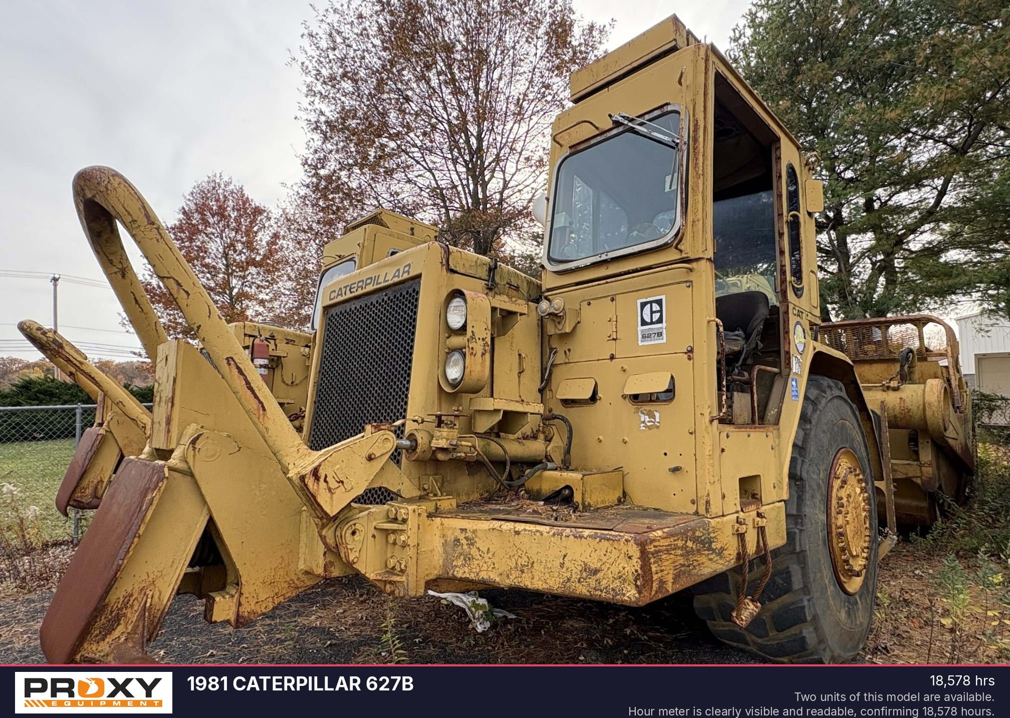 1981 Caterpillar 627B Equipment Image0