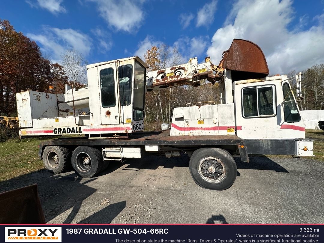 1987 Gradall GW-504-66RC Equipment Image0