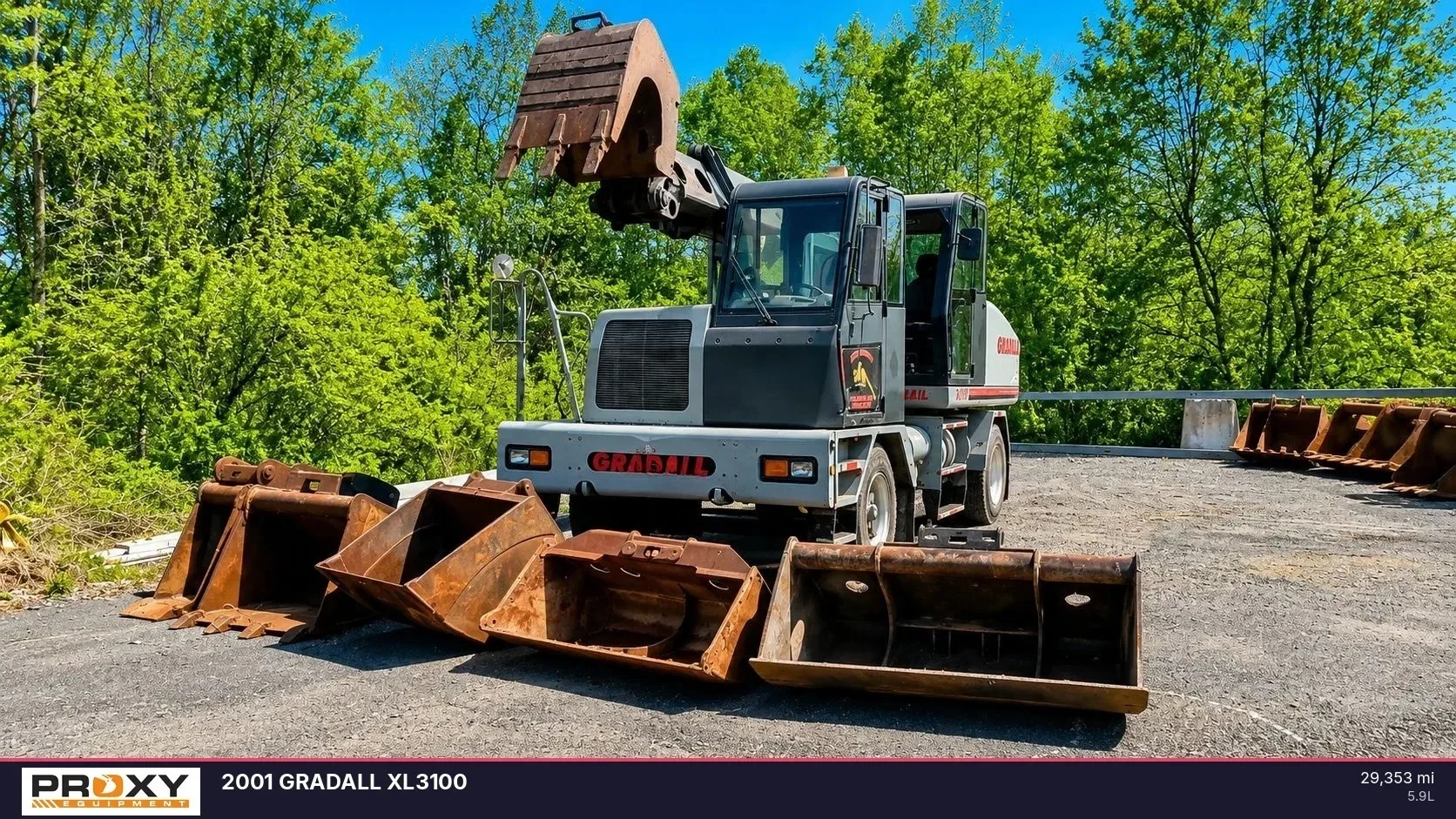 2001 Gradall XL3100 Equipment Image0