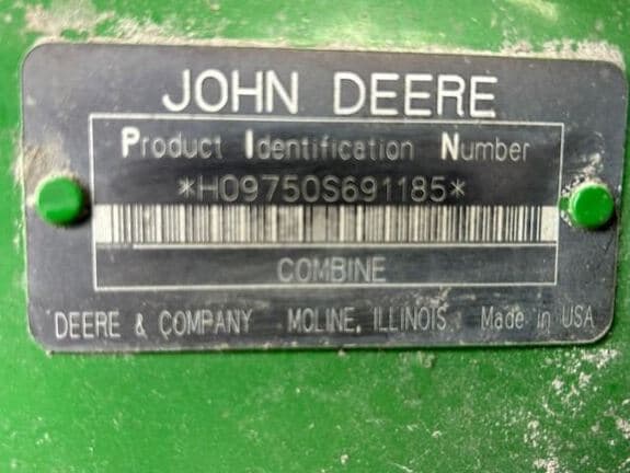 Image of John Deere 9750 STS equipment image 4