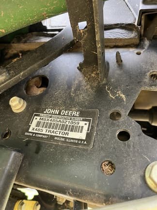 Image of John Deere X485 equipment image 4