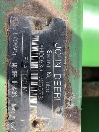 Image of John Deere 630F Image 1