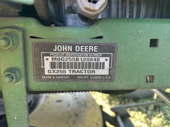Image of John Deere GX255 equipment image 4