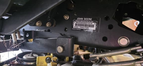 Image of John Deere X485 equipment image 2