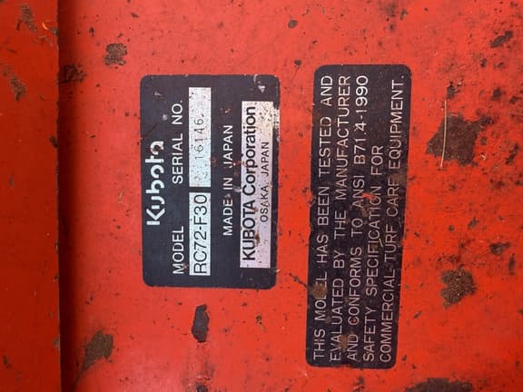 Image of Kubota F3060 equipment image 4