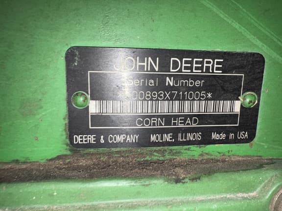 Image of John Deere 893 equipment image 1