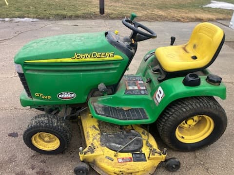 Image of John Deere GT245 equipment image 1
