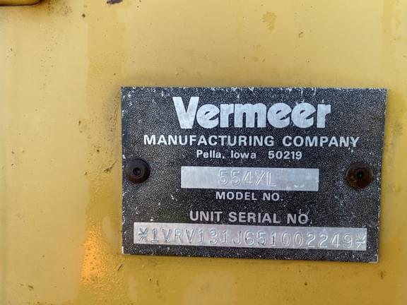 Image of Vermeer 554XL equipment image 1