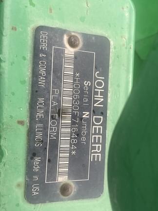 Image of John Deere 630F equipment image 1