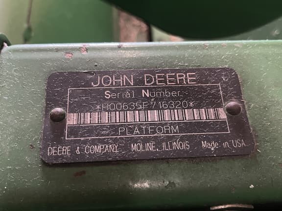 Image of John Deere 635F equipment image 3