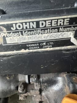 Image of John Deere 2305 equipment image 4