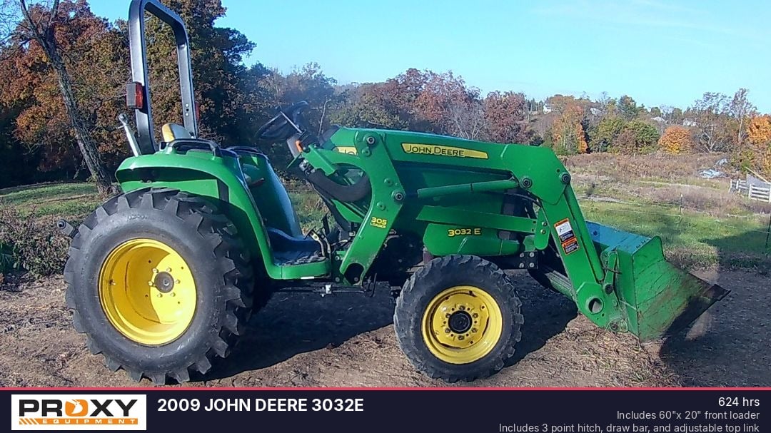 2009 John Deere 3032E Equipment Image0