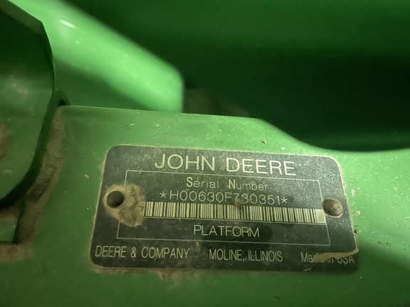 Image of John Deere 630F equipment image 2