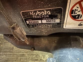 Image of Kubota BX2660 equipment image 4