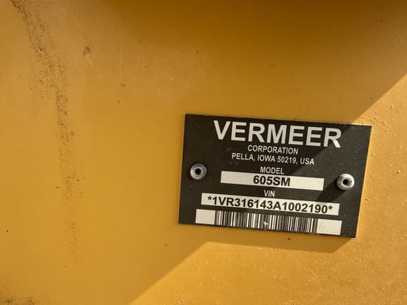 Image of Vermeer 605SM equipment image 2