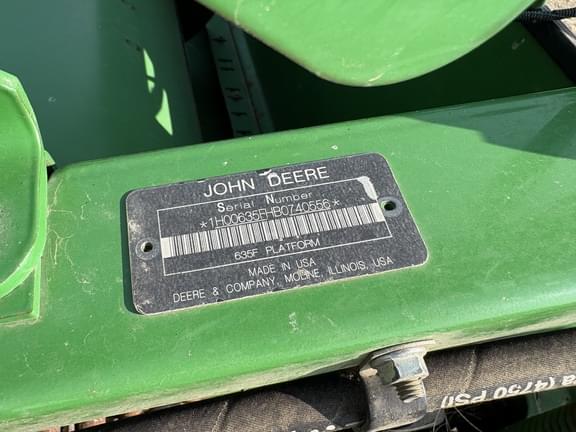 Image of John Deere 635F Image 1