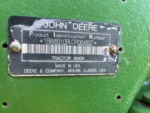 Image of John Deere 8310R equipment image 2
