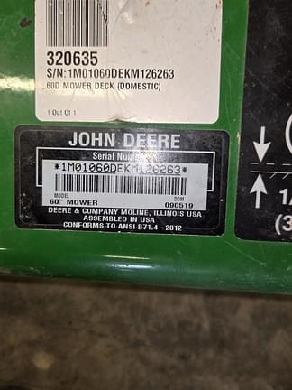 Image of John Deere 1025R equipment image 3