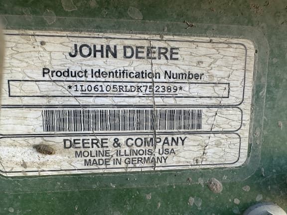 Image of John Deere 6105R equipment image 1
