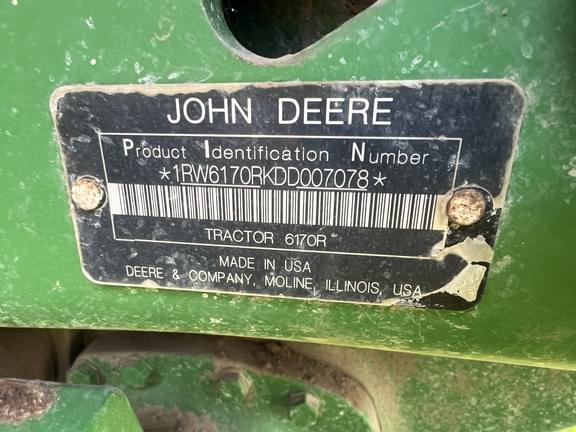 Image of John Deere 6170R Image 1