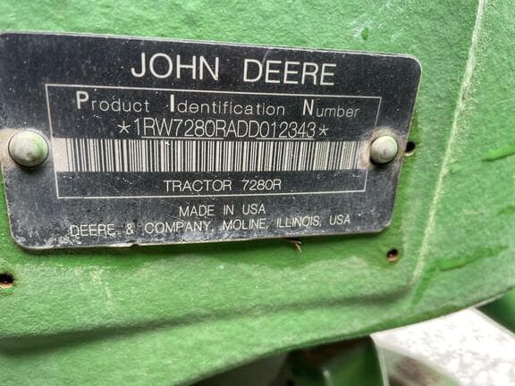 Image of John Deere 7280R equipment image 1