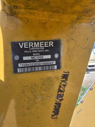 Image of Vermeer MC1030 equipment image 2