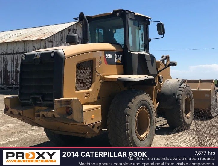 2014 Caterpillar 930K Equipment Image0