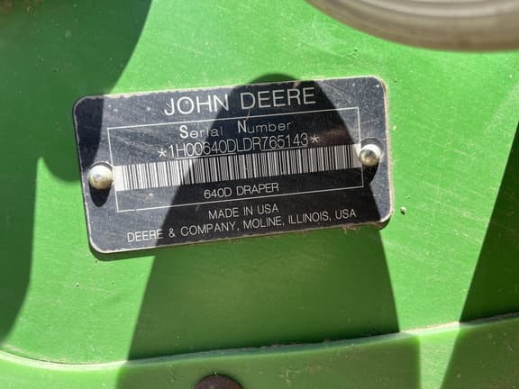 Image of John Deere 640D equipment image 1