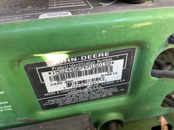 Image of John Deere Z445 equipment image 4