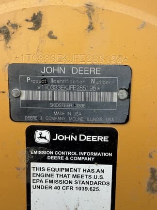 Image of John Deere 333E equipment image 2
