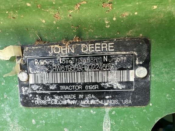 Image of John Deere 6195R equipment image 2