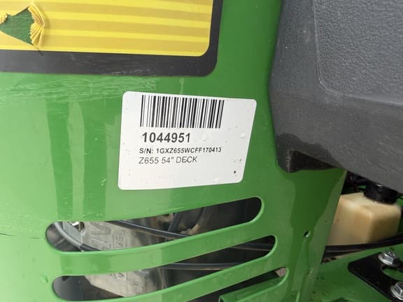 Image of John Deere Z655 equipment image 4