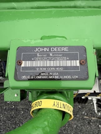 Image of John Deere 612FC equipment image 1