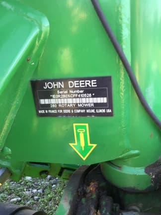 Image of John Deere R280 equipment image 4