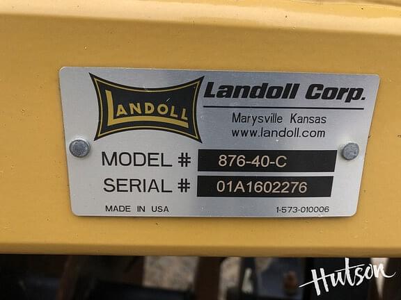 Image of Landoll 876 equipment image 4