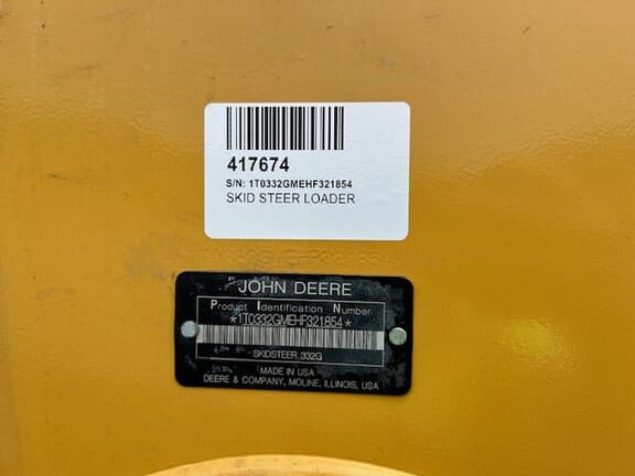 Image of John Deere 332G equipment image 3