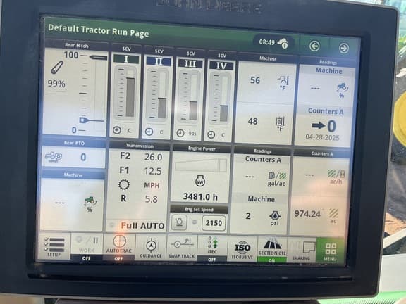 Image of John Deere 8245R equipment image 4