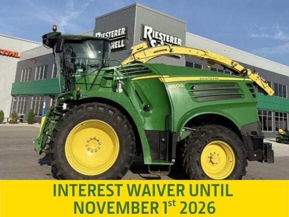 2017 John Deere 8600 Equipment Image0