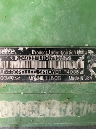 Image of John Deere R4038 equipment image 4