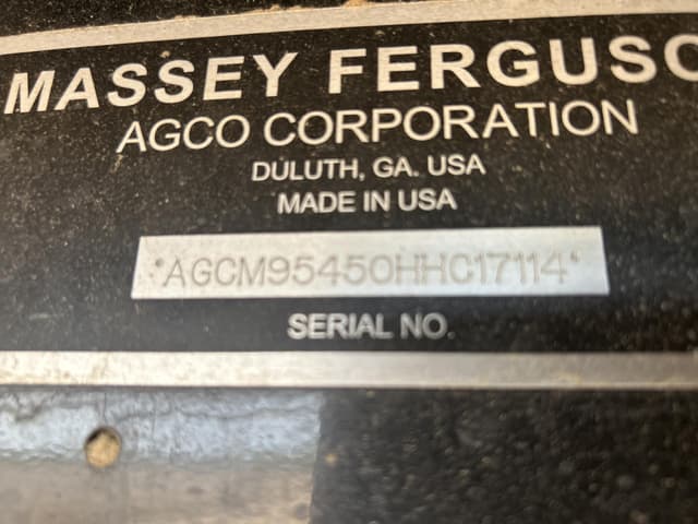 Image of Massey Ferguson 9545 equipment image 3