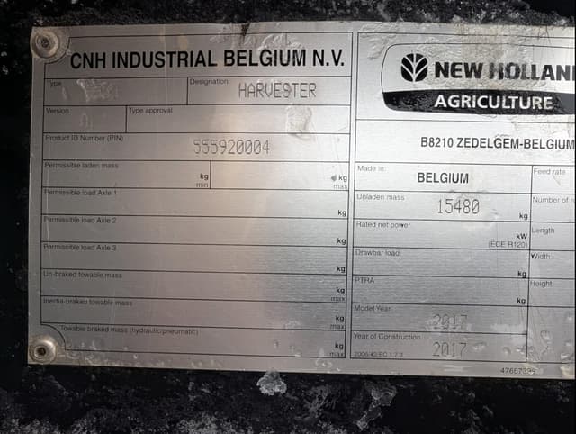 Image of New Holland FR850 equipment image 3