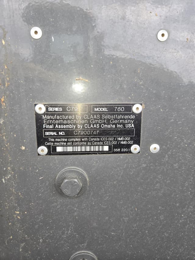 Image of CLAAS LEXION 760 equipment image 2