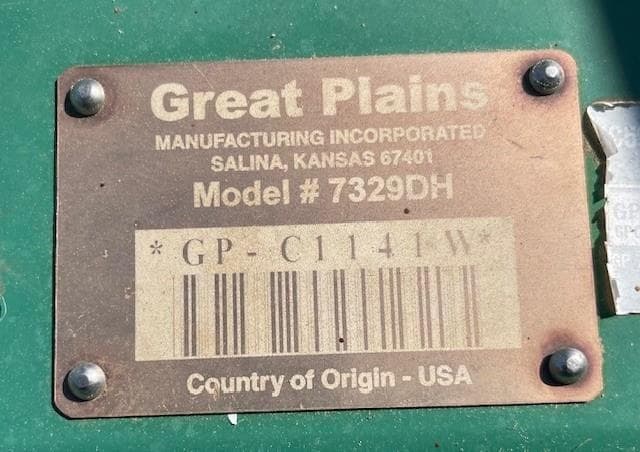 Image of Great Plains 7329DH equipment image 4
