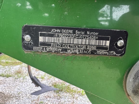 2018 John Deere 2230FH Equipment Image0