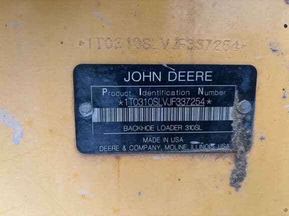 Image of John Deere 310SL equipment image 4