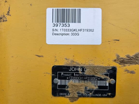 Image of John Deere 333G equipment image 3