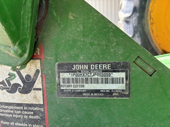 Image of John Deere HX7 equipment image 2