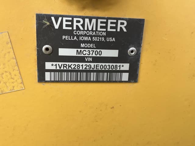 Image of Vermeer MC3700 equipment image 3