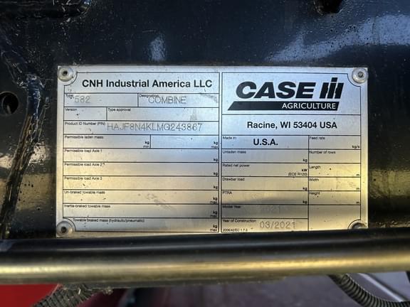 Image of Case IH 8250 equipment image 4