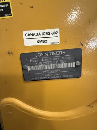 Image of John Deere 325G equipment image 1